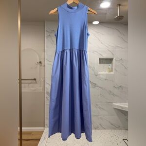 Elegant Blue Maxi Dress